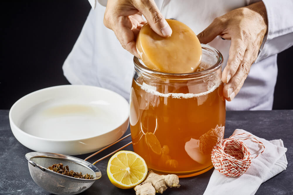 Making kombucha