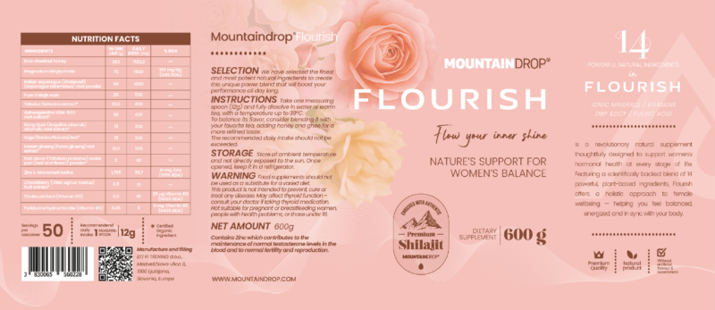 Mountaindrop® Flourish: Natural Blend for Women 600g - Image 4